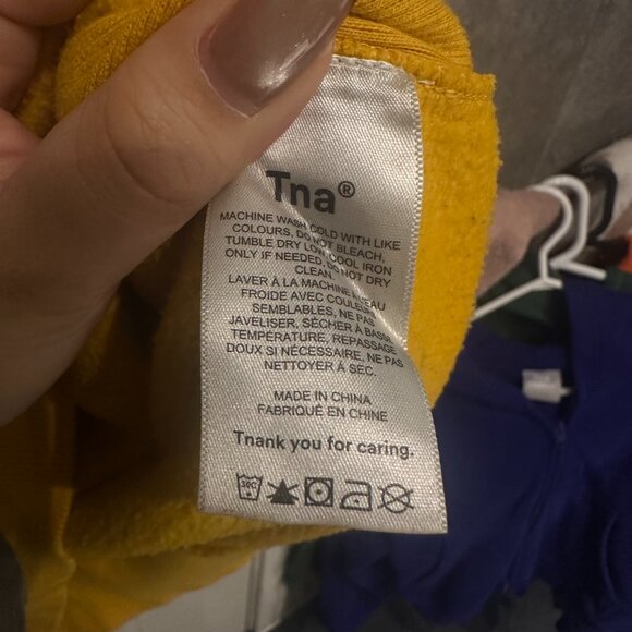 Aritzia TNA Cozy AF Sweatfleece Boyfriend Hoodie - Picture 4 of 5